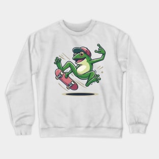 Skater Frog Crewneck Sweatshirt